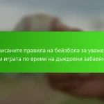 Неписаните правила на бейзбола за уважение към играта по време на дъждовни забавяния