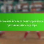 Неписаните правила за поздравяване на противниците след игра