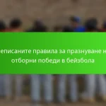 Неписаните правила за празнуване на отборни победи в бейзбола