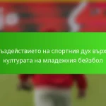 Въздействието на спортния дух върху културата на младежкия бейзбол